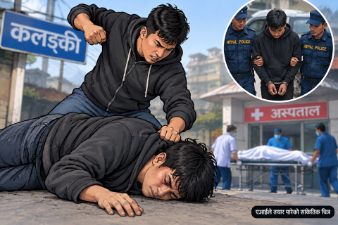 सिन्धुलीका युवाले आफ्नै गाउँका साथीलाई काठमाण्डौको कलंकीमा कुटेर गरे हत्या