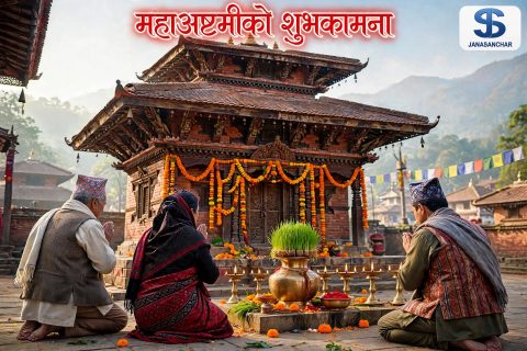 आज बिजया दशमीको आठौं दिन : महाअष्टमी हर्षोल्लासका साथ मनाइँदै