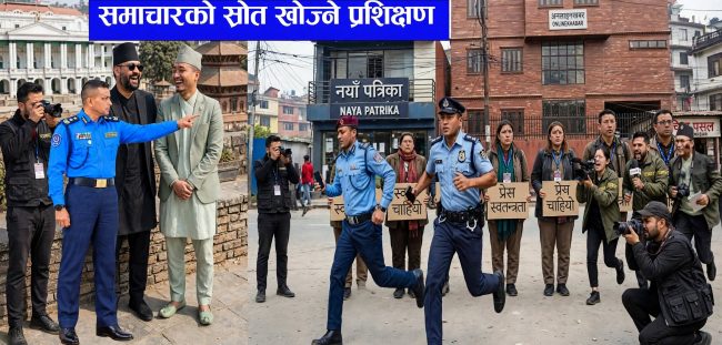 मिडियाको न्युजरुभित्र प्रहरीको प्रवेश र पत्रकार गिरफ्तारी : उब्जाएका सवाल र संकेतहरु
