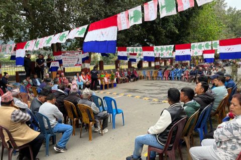 बाटो छेकेर तरुण दलले कार्यक्रम गरेपछि नगर प्रमुख न्यौपानेले जनाए आपत्ति